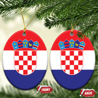 Croatia Ceramic Ornament Flag Color Inspiration