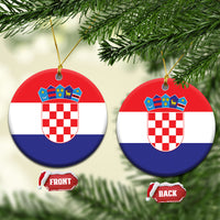 Croatia Ceramic Ornament Flag Color Inspiration