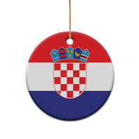 Croatia Ceramic Ornament Flag Color Inspiration