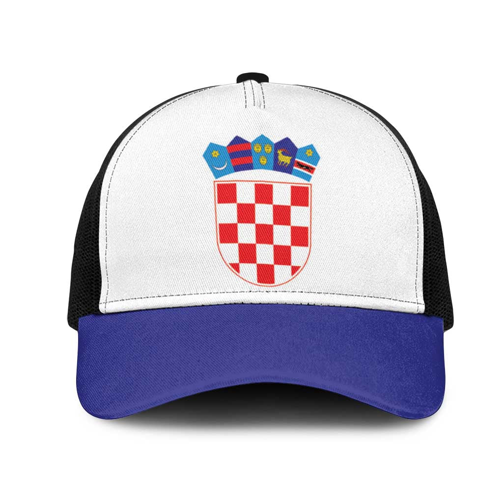 Croatia Mesh Trucker Cap National Flag Colors - Wonder Print Shop