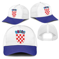 Croatia Mesh Trucker Cap National Flag Colors - Wonder Print Shop