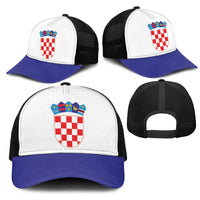 Croatia Mesh Trucker Cap National Flag Colors - Wonder Print Shop