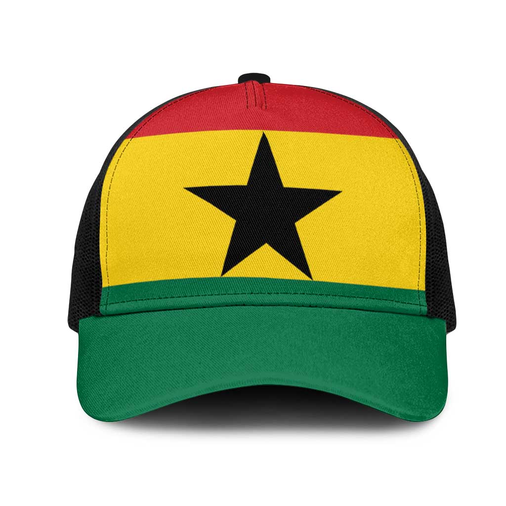 Ghana Baseball Net Cap National Flag Colors - Wonder Print Shop