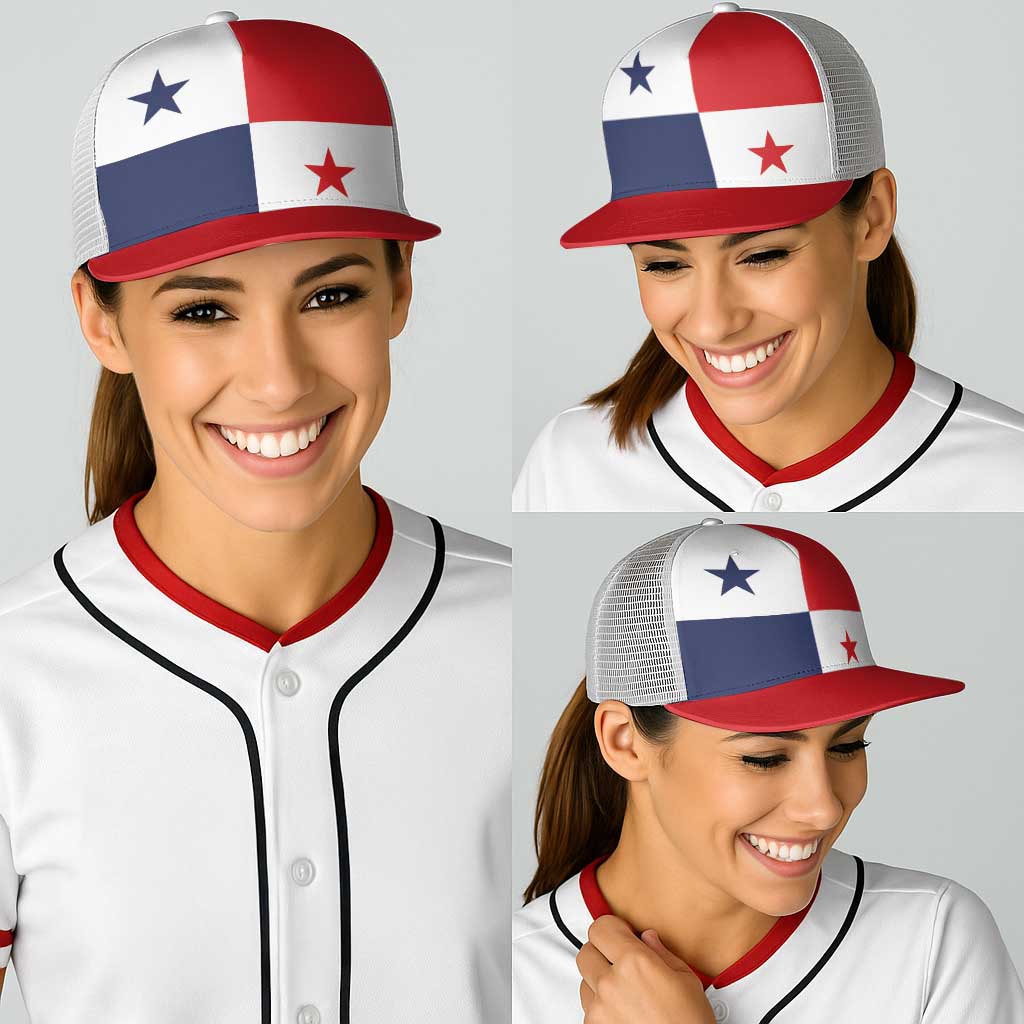 Panama Baseball Net Cap National Flag Colors - Wonder Print Shop