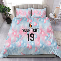 Custom World Football 2026 Belgium Bedding Set Belgian The Red Devils Champions
