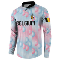 Custom World Football 2026 Belgium Button Sweatshirt Belgian The Red Devils Champions
