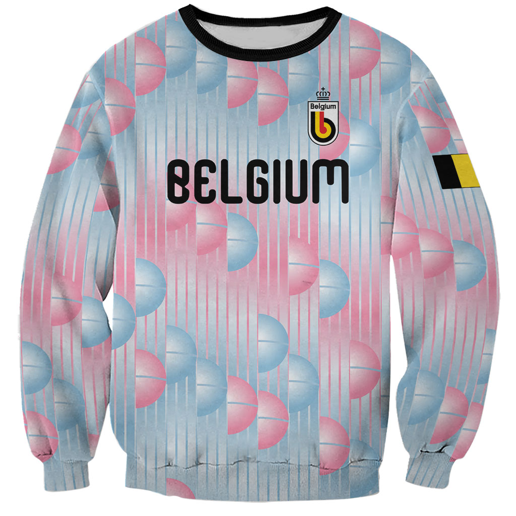 Custom World Football 2026 Belgium Sweatshirt Belgian The Red Devils Champions