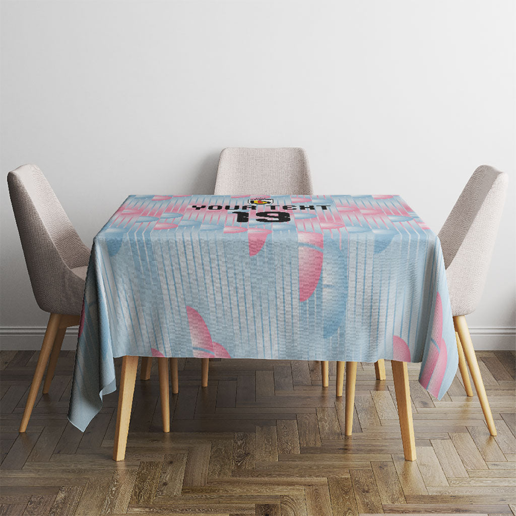 Custom World Football 2026 Belgium Tablecloth Belgian The Red Devils Champions