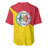 Italy Sicilia Baseball Jersey Triskeles With Lemons - Wonder Print Shop