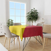 Italy Sicilia Tablecloth Triskeles With Lemons - Wonder Print Shop