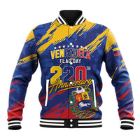 Personalized Venezuela Flag Day Baseball Jacket 220th Anniversary Heritage Pride