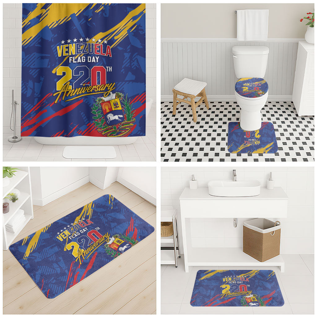 Venezuela Flag Day Bathroom Set 220th Anniversary Heritage Pride