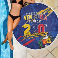 Venezuela Flag Day Beach Blanket 220th Anniversary Heritage Pride