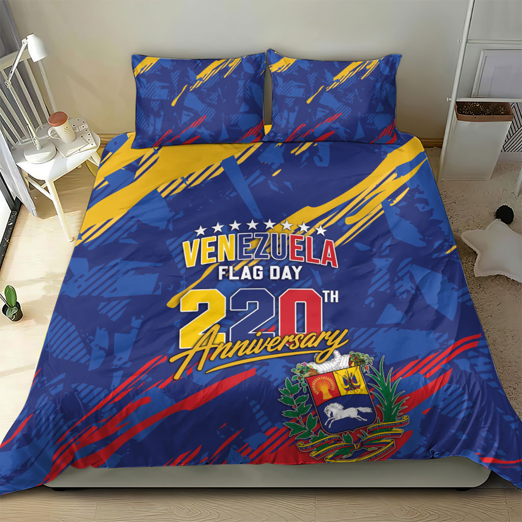 Venezuela Flag Day Bedding Set 220th Anniversary Heritage Pride