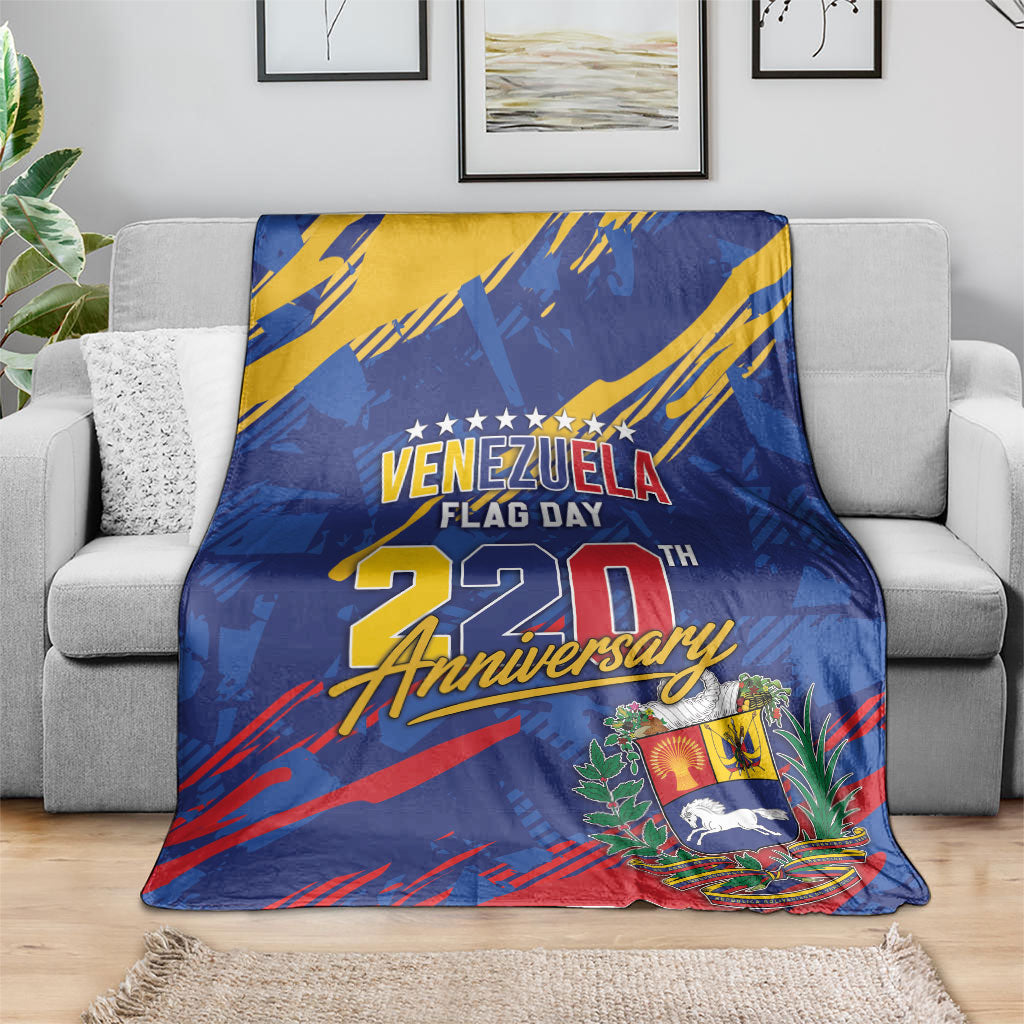 Venezuela Flag Day Blanket 220th Anniversary Heritage Pride