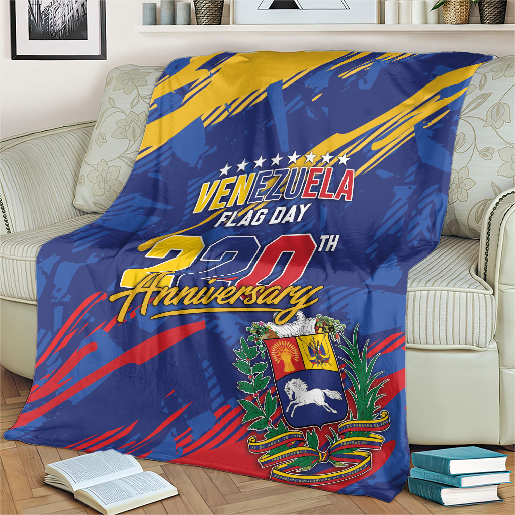 Venezuela Flag Day Blanket 220th Anniversary Heritage Pride