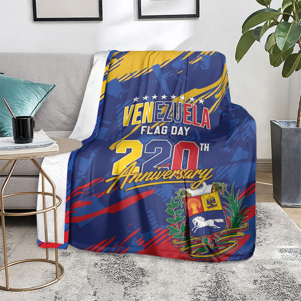 Venezuela Flag Day Blanket 220th Anniversary Heritage Pride