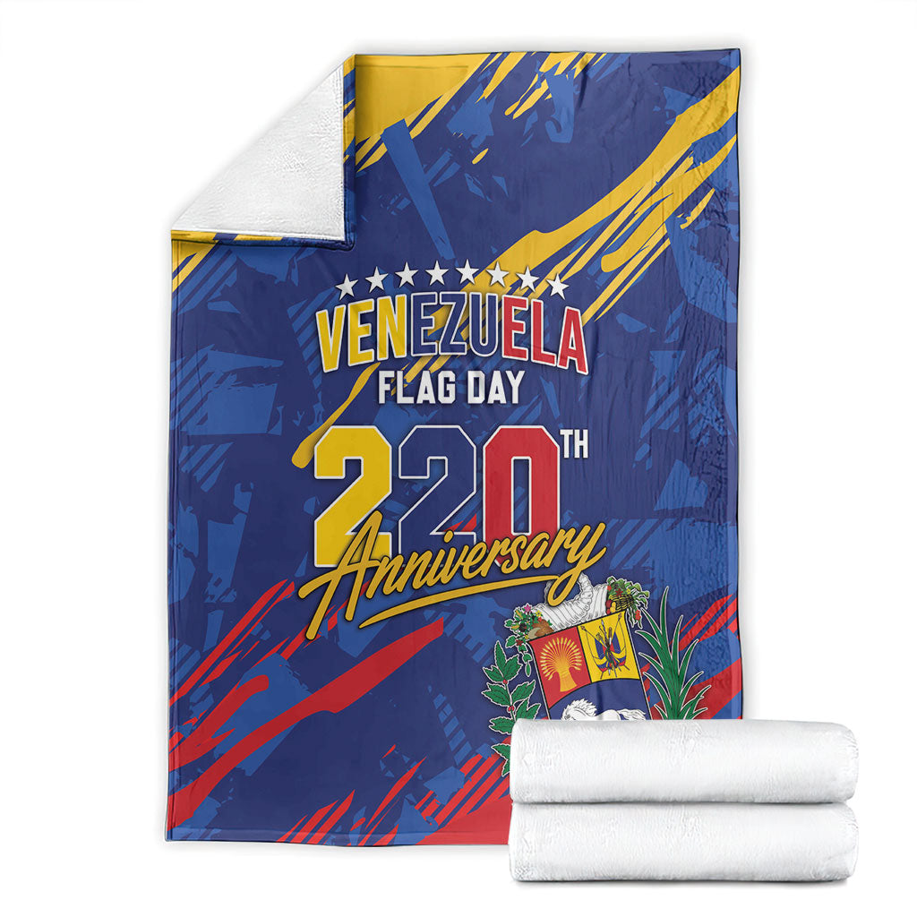 Venezuela Flag Day Blanket 220th Anniversary Heritage Pride