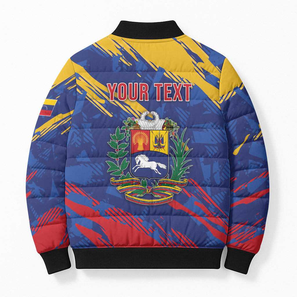 Personalized Venezuela Flag Day Bomber Puffer Jacket 220th Anniversary Heritage Pride