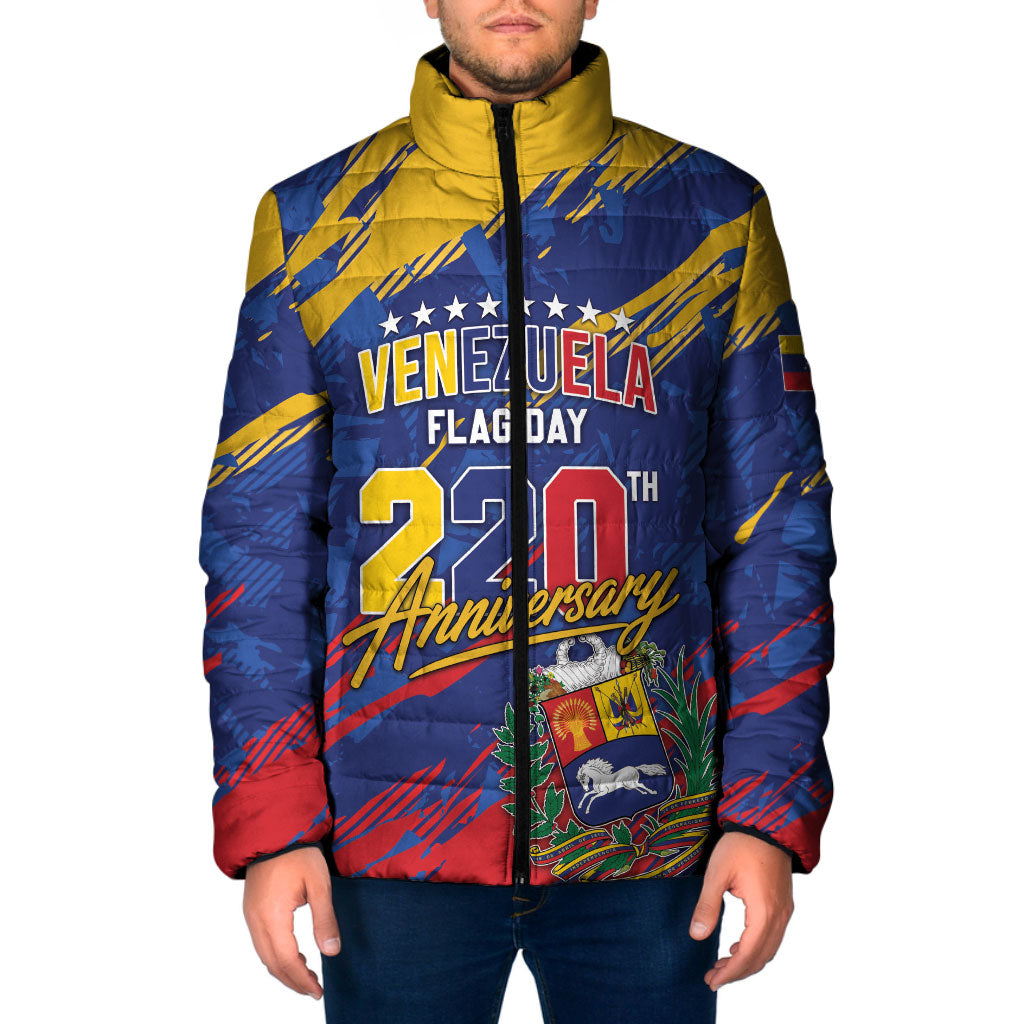 Personalized Venezuela Flag Day Padded Jacket 220th Anniversary Heritage Pride