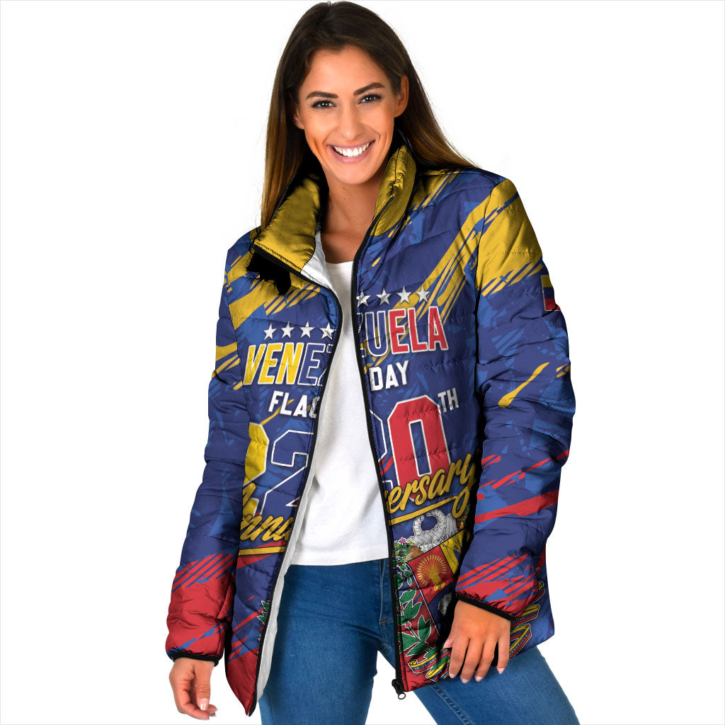 Personalized Venezuela Flag Day Padded Jacket 220th Anniversary Heritage Pride