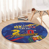 Venezuela Flag Day Round Carpet 220th Anniversary Heritage Pride