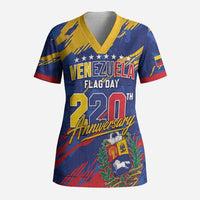 Personalized Venezuela Flag Day Scrub Top 220th Anniversary Heritage Pride
