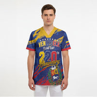 Personalized Venezuela Flag Day Scrub Top 220th Anniversary Heritage Pride