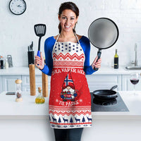 Norway Christmas Apron Lovely Nordic Gnome - Wonder Print Shop