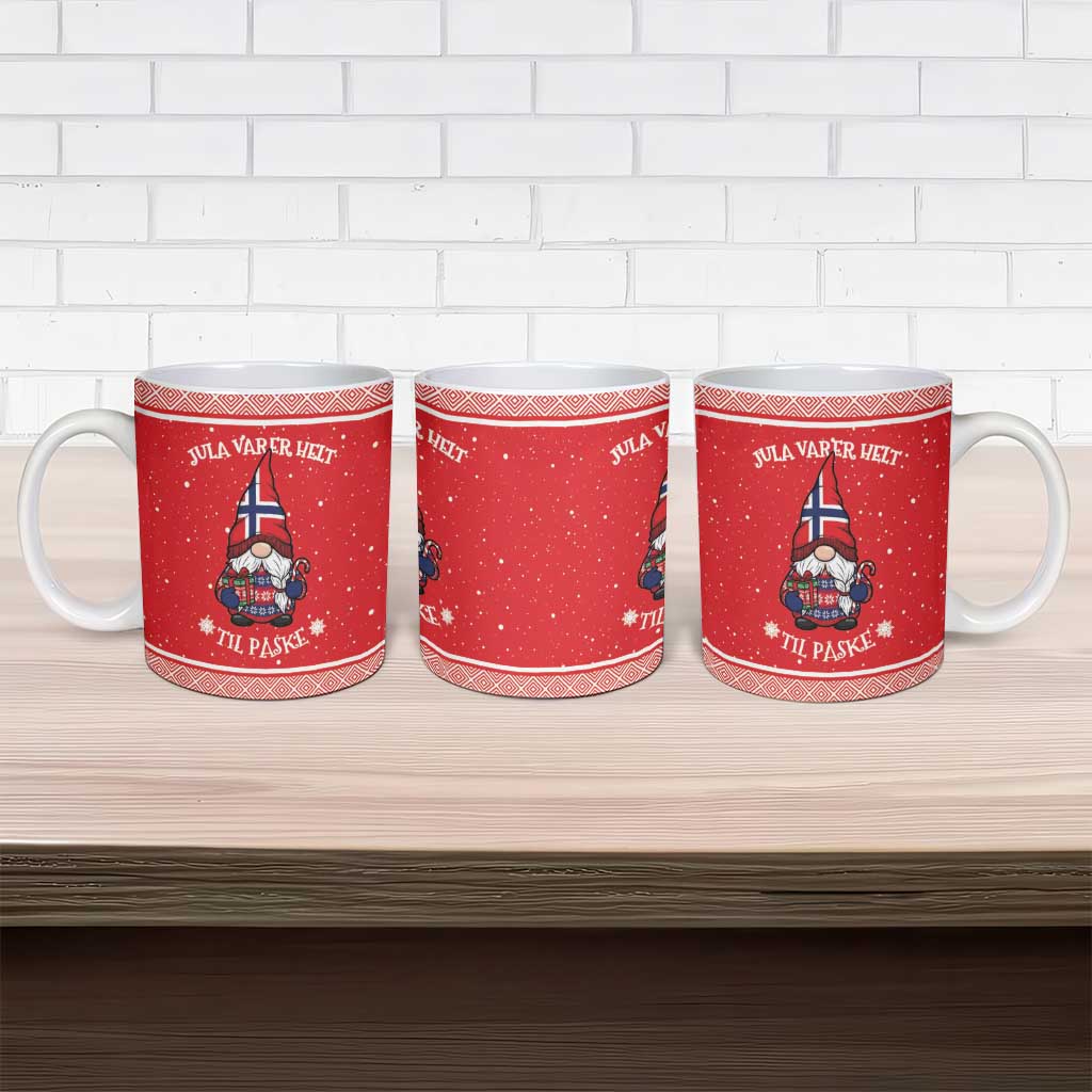 Norway Christmas Ceramic Mug Lovely Nordic Gnome - Wonder Print Shop