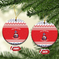 Norway Christmas Ceramic Ornament Lovely Nordic Gnome - Wonder Print Shop