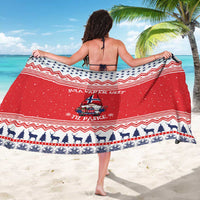 Norway Christmas Sarong Lovely Nordic Gnome - Wonder Print Shop