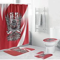 Poland Independence Day Bathroom Set Polska Niepodleglosci White Eagle