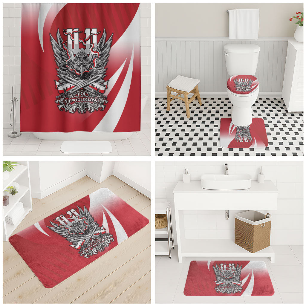 Poland Independence Day Bathroom Set Polska Niepodleglosci White Eagle