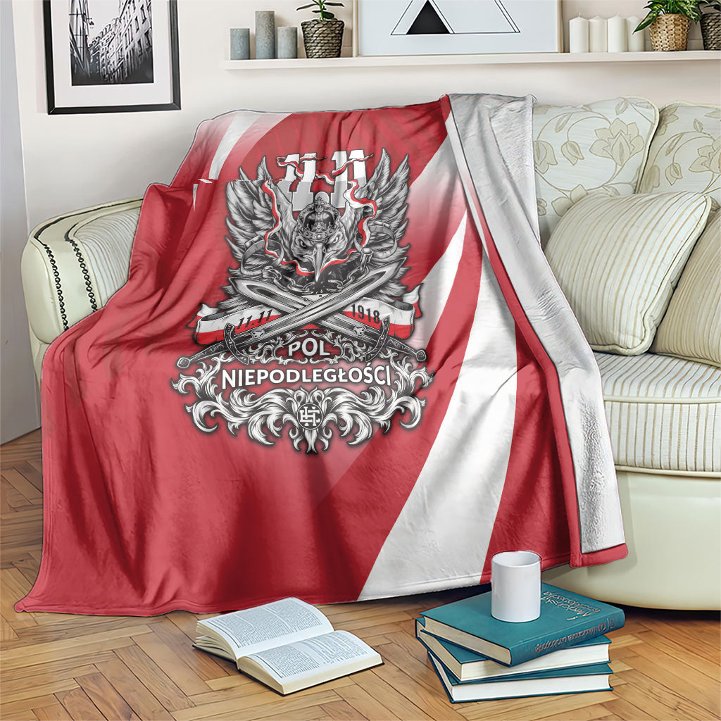 Poland Independence Day Blanket Polska Niepodleglosci White Eagle