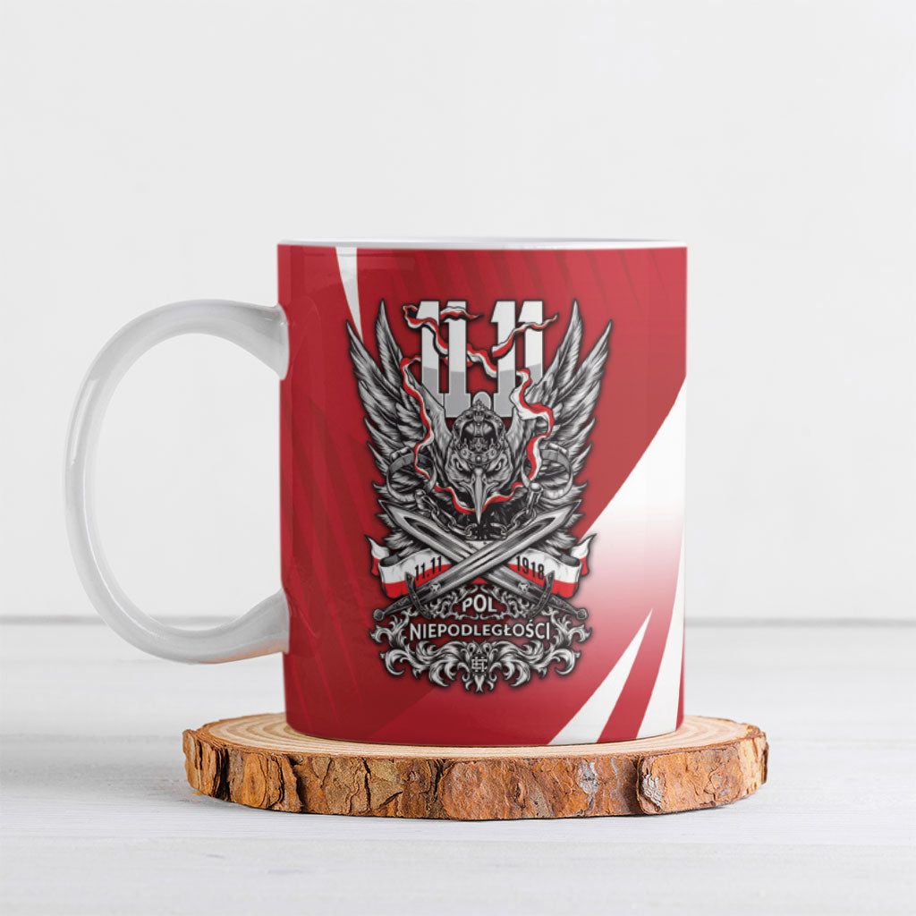 Poland Independence Day Ceramic Mug Polska Niepodleglosci White Eagle