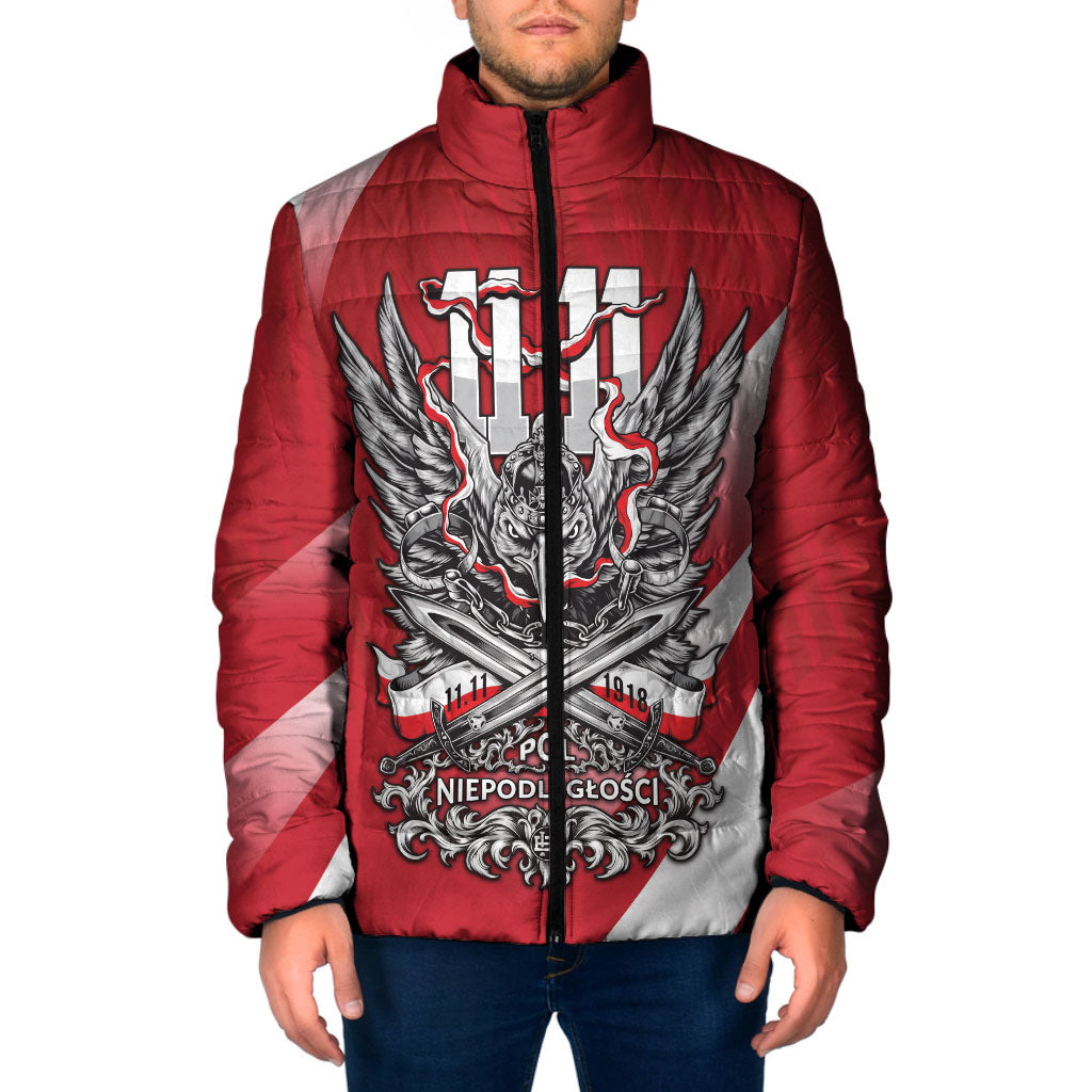 Poland Independence Day Padded Jacket Polska Niepodleglosci White Eagle