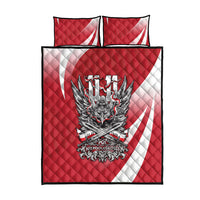 Poland Independence Day Quilt Bed Set Polska Niepodleglosci White Eagle