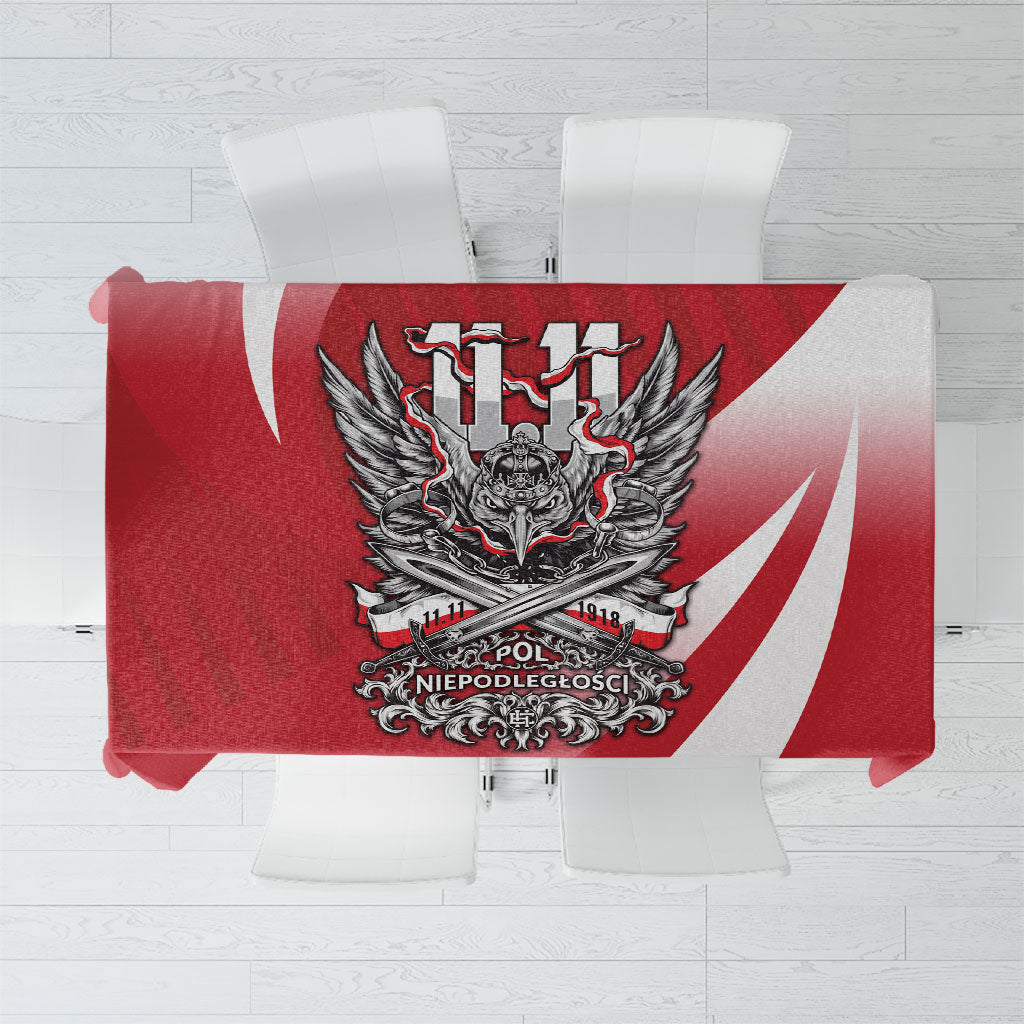 Poland Independence Day Tablecloth Polska Niepodleglosci White Eagle