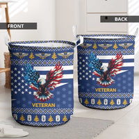 US Navy 250th Anniversary Veteran Laundry Basket - Wonder Print Shop
