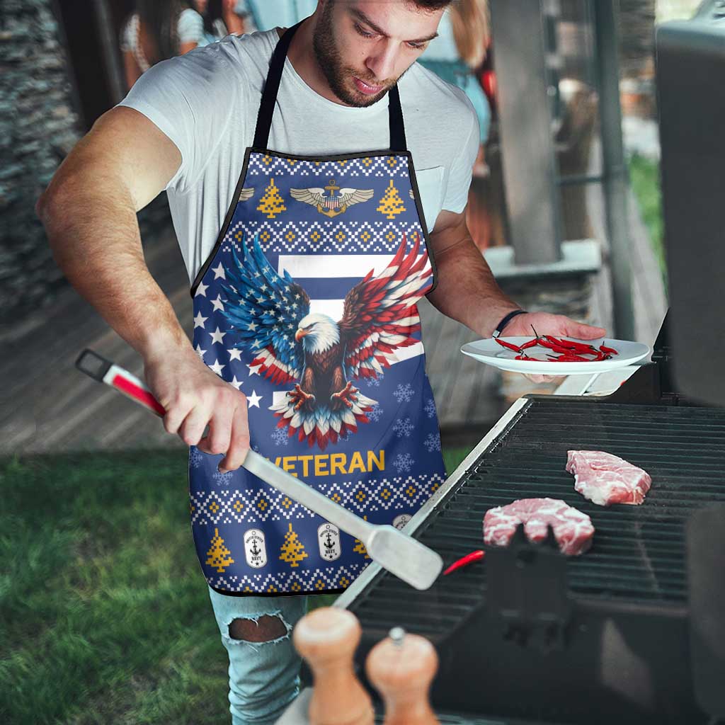 US Navy 250th Anniversary Veteran Apron - Wonder Print Shop