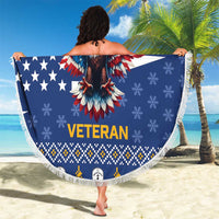 US Navy 250th Anniversary Veteran Beach Blanket - Wonder Print Shop