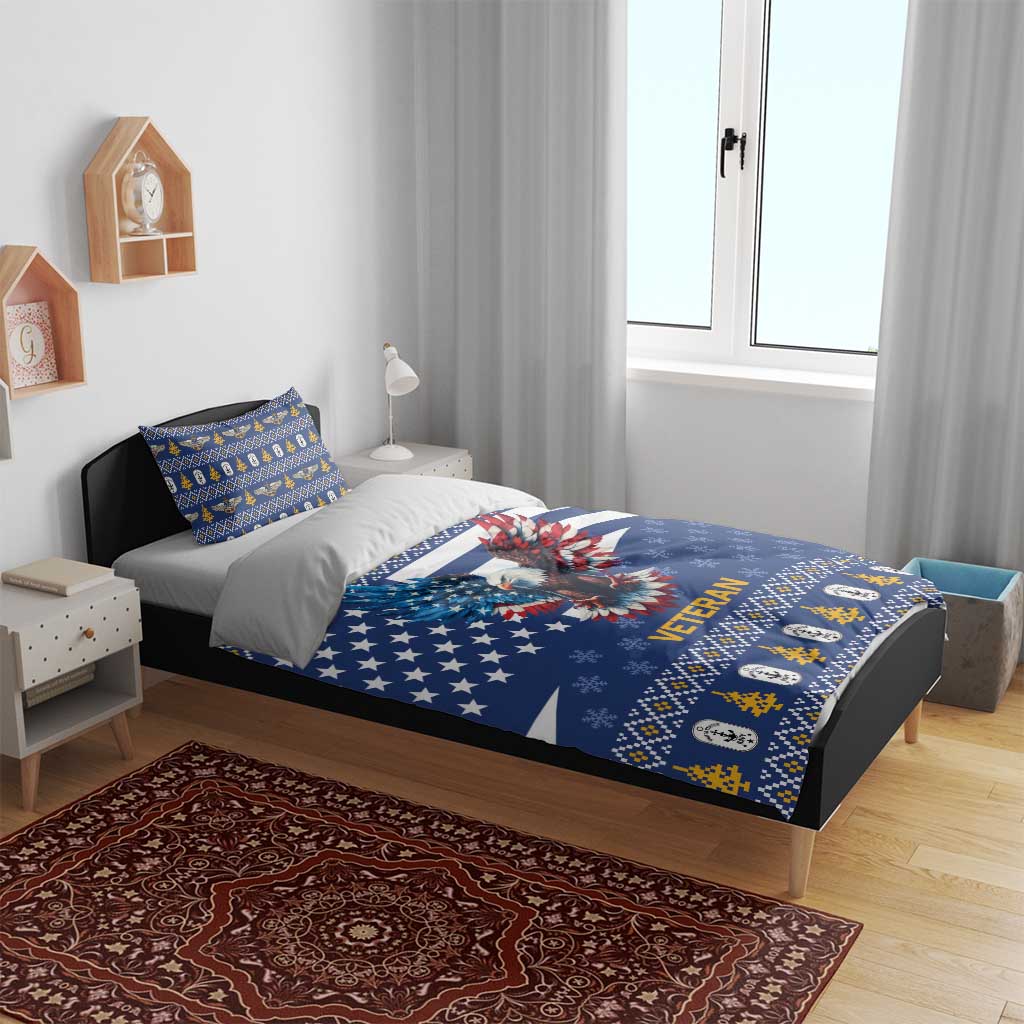 US Navy 250th Anniversary Veteran Bedding Set - Wonder Print Shop