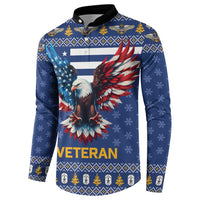US Navy 250th Anniversary Veteran Button Sweatshirt - Wonder Print Shop