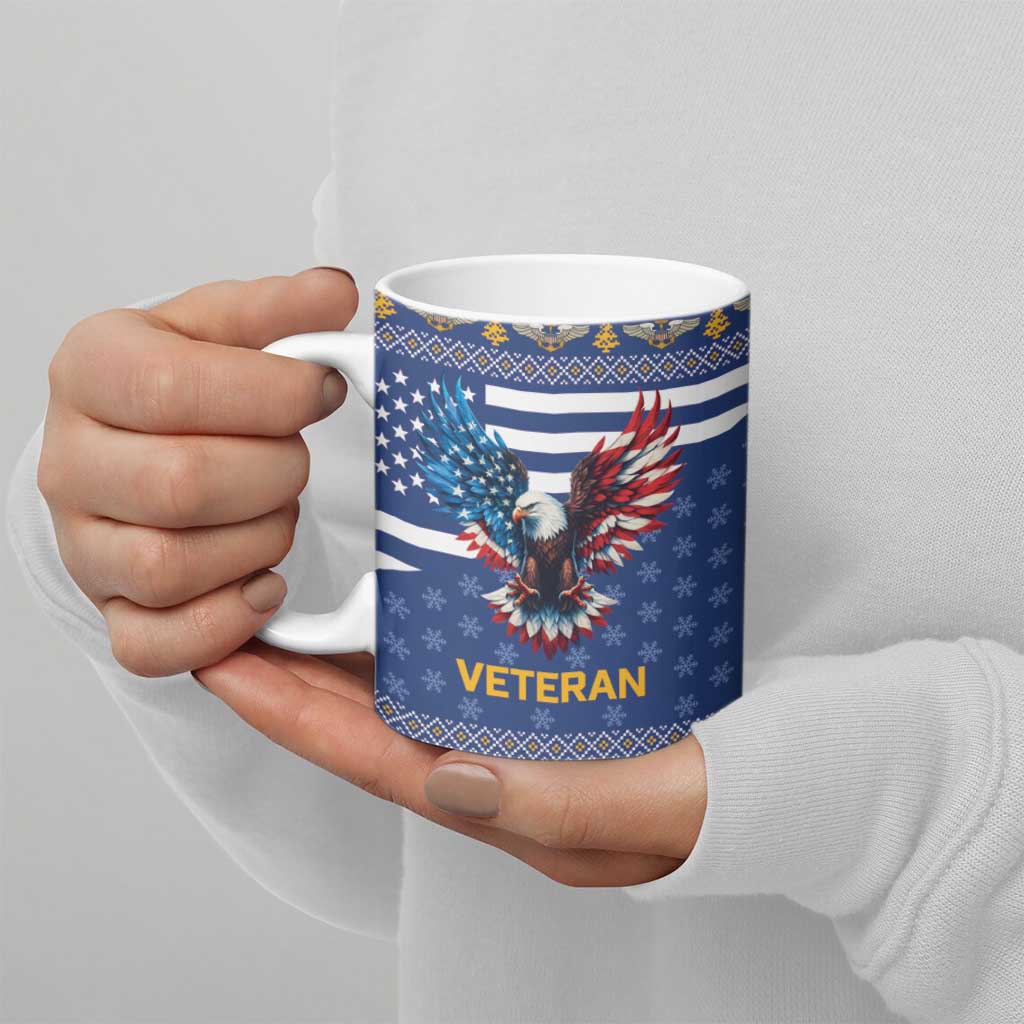 US Navy 250th Anniversary Veteran Ceramic Mug - Wonder Print Shop