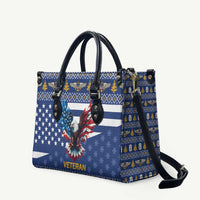 US Navy 250th Anniversary Veteran Leather Bag - Wonder Print Shop