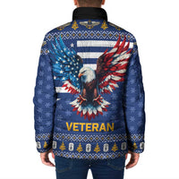 US Navy 250th Anniversary Veteran Padded Jacket - Wonder Print Shop