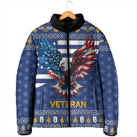 US Navy 250th Anniversary Veteran Padded Jacket - Wonder Print Shop