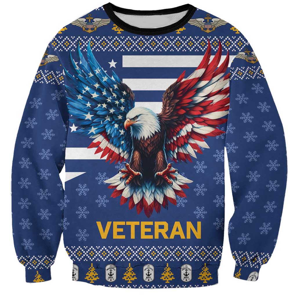 US Navy 250th Anniversary Veteran Sweatshirt - Wonder Print Shop