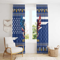 US Navy 250th Anniversary Veteran Window Curtain - Wonder Print Shop